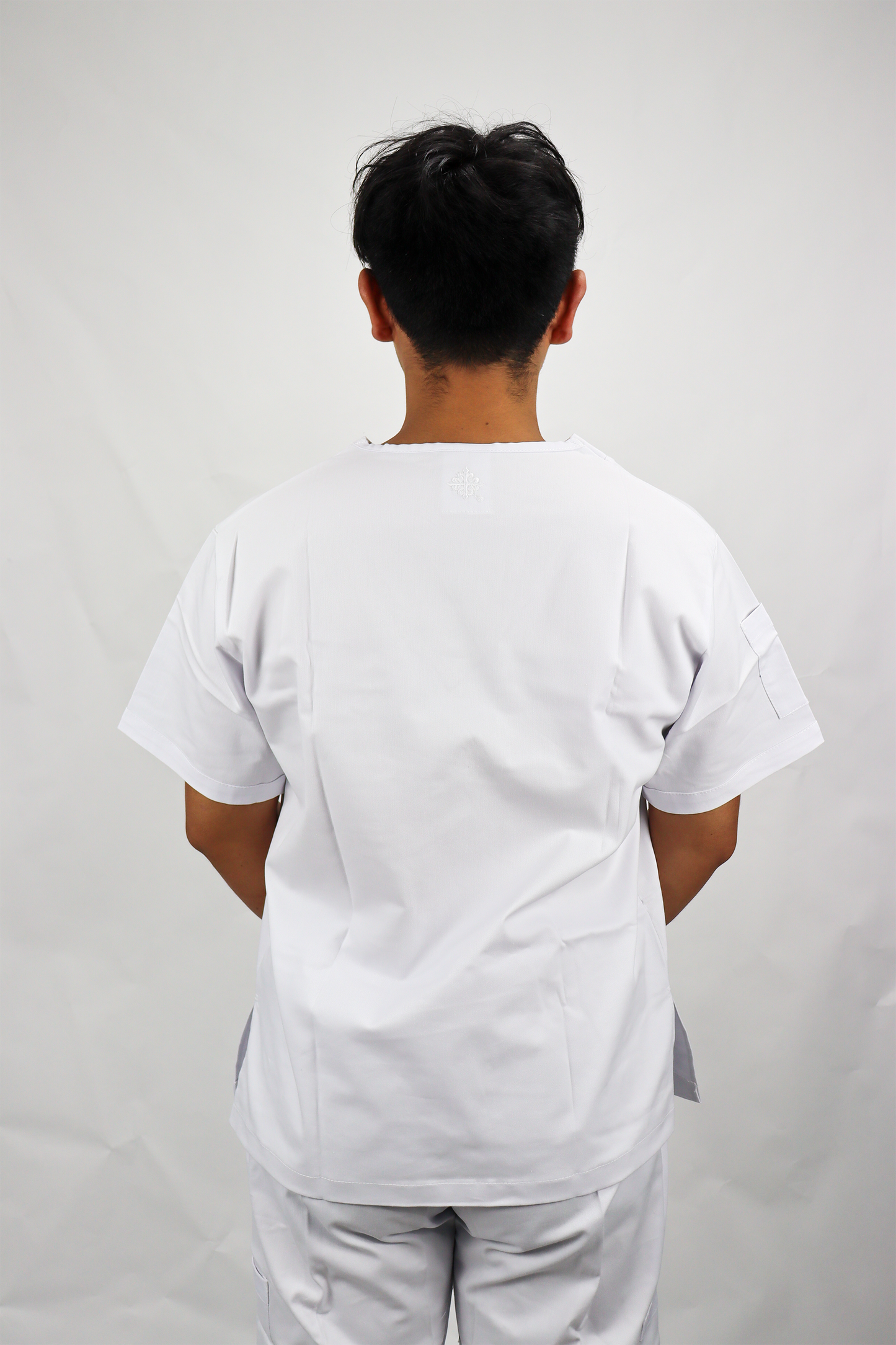 Uniforme Quirúrgico Caballero M01 Stretch Blanco