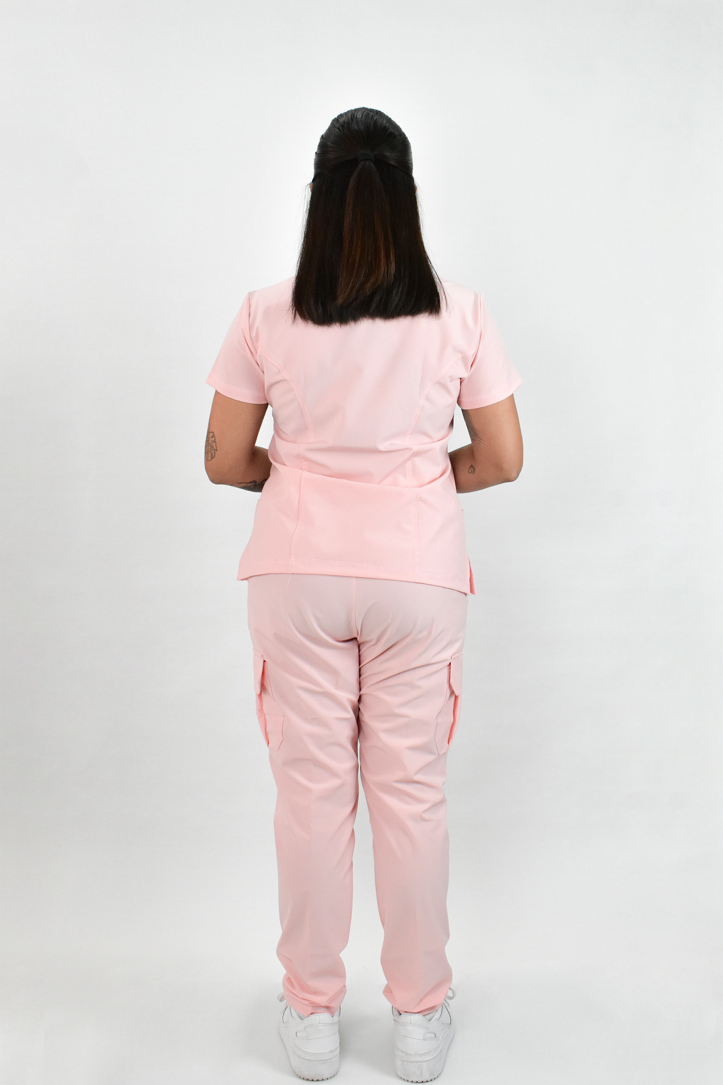 Uniforme Quirúrgico M06 Antifluido Stretch Palo de Rosa