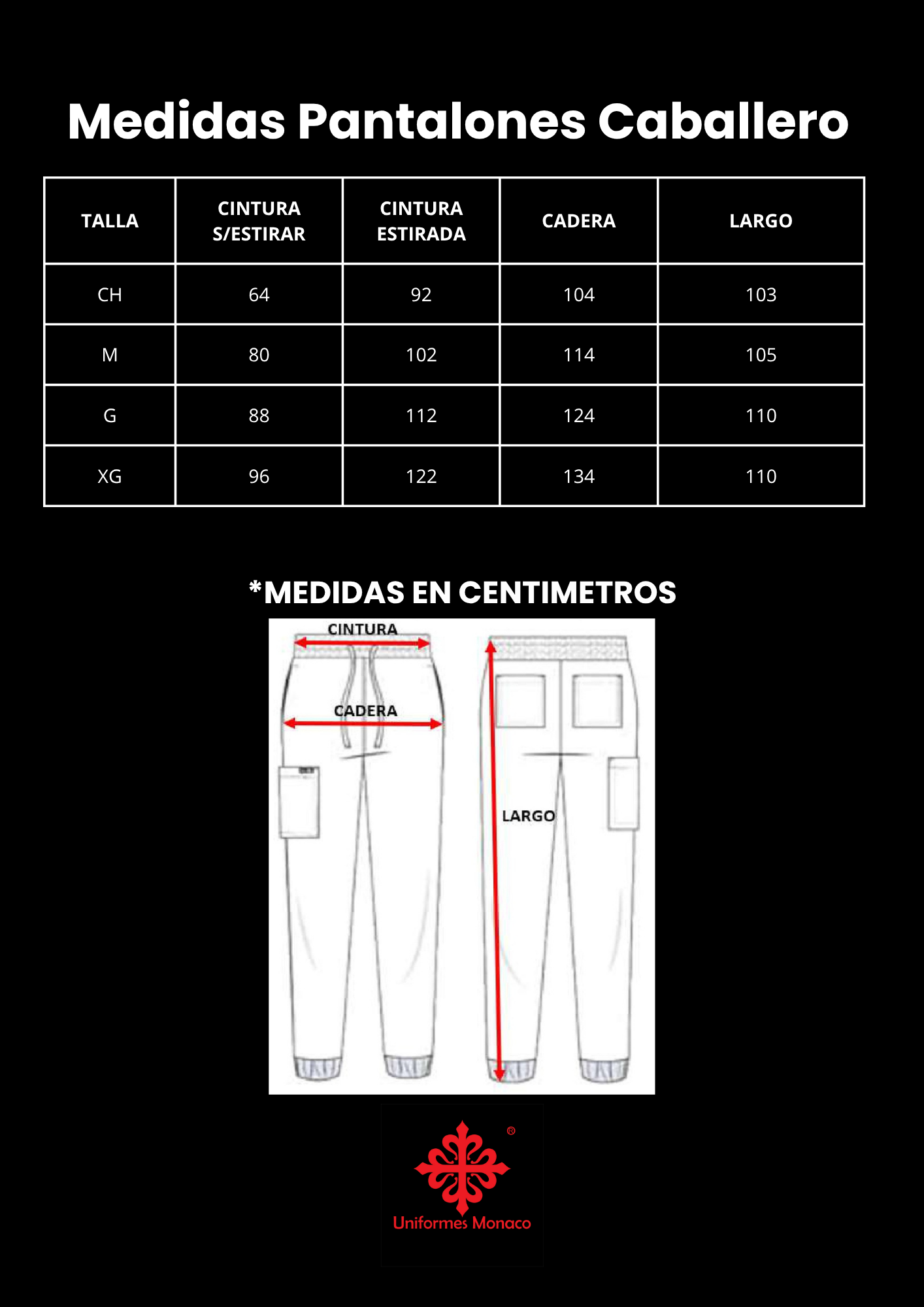 Uniforme Quirúrgico Caballero M01 Stretch Blanco