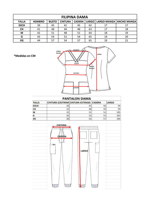 Uniforme Quirurgico M05 Antifluido Stretch Naranja