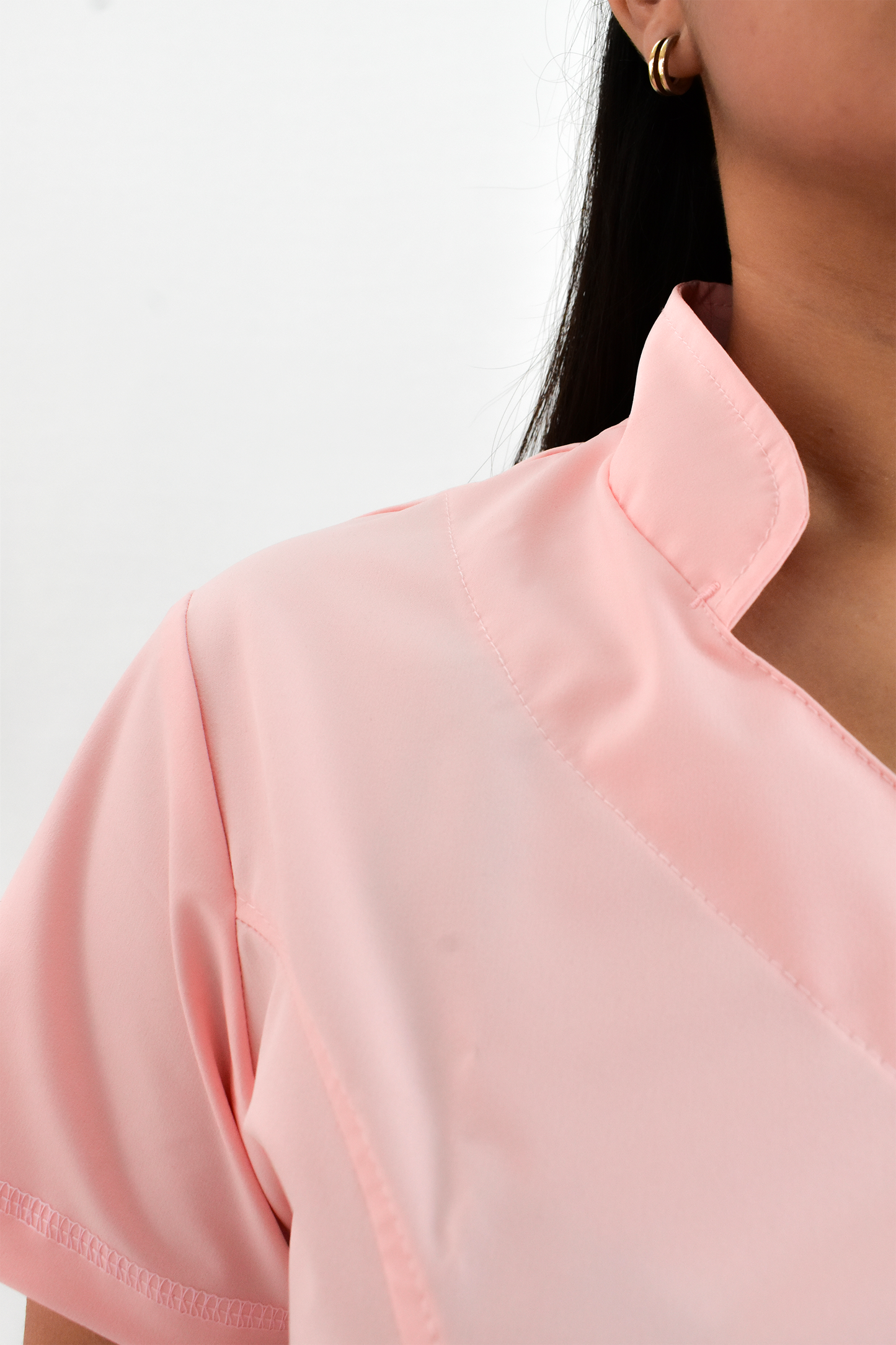 Uniforme Quirúrgico M06 Antifluido Stretch Palo de Rosa