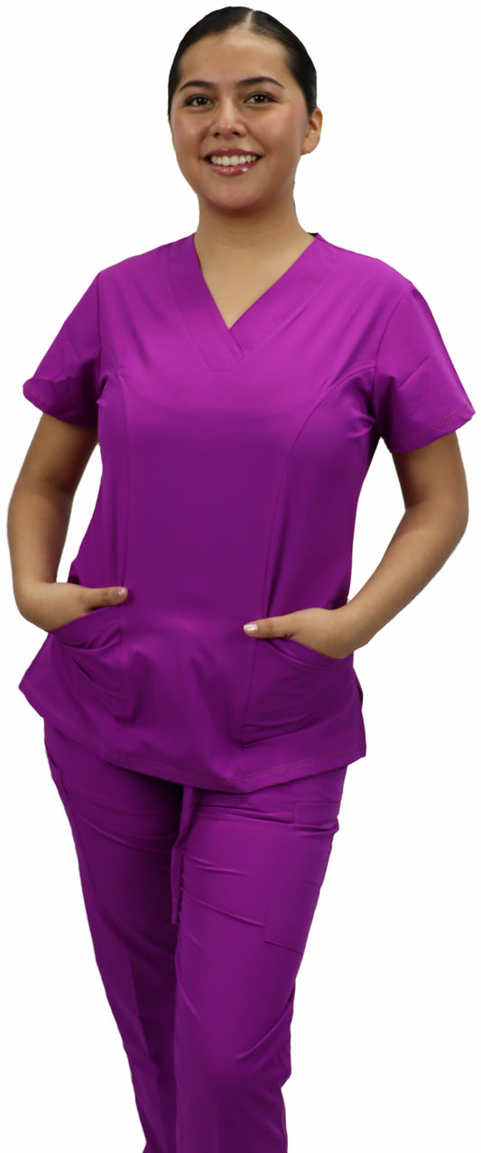 Uniforme Quirurgico M05 Antifluido Stretch Bugambilia