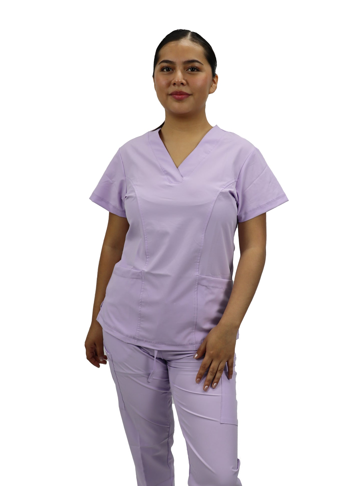 Uniforme Quirurgico M05 Antifluido Stretch Lila