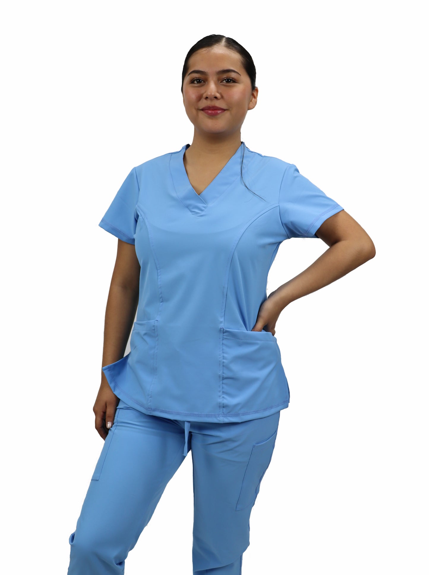 Uniforme Quirurgico M05 Antifluido Stretch Plumbago